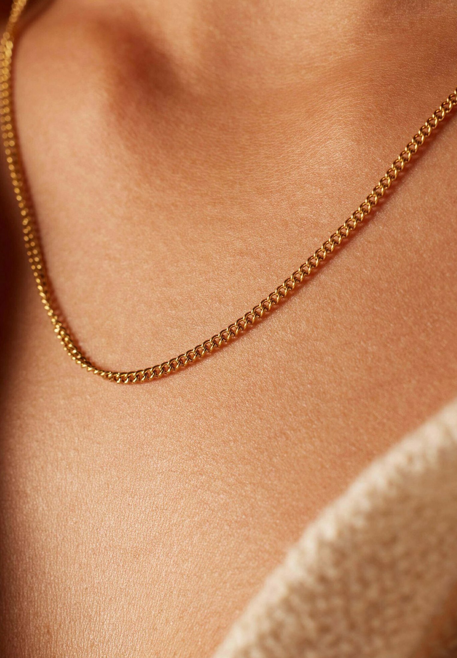 dunne gouden ketting